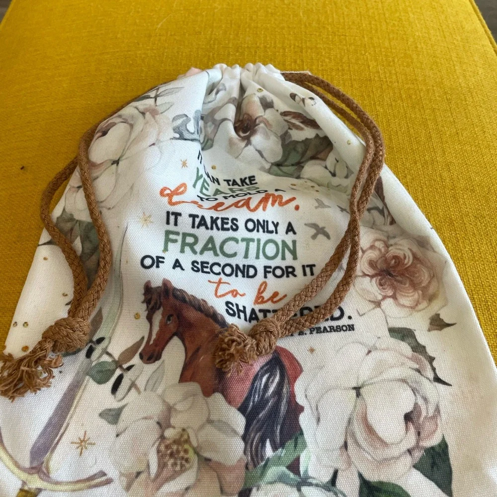 Bookish Drawstring Pouch - Picture 3 of 3